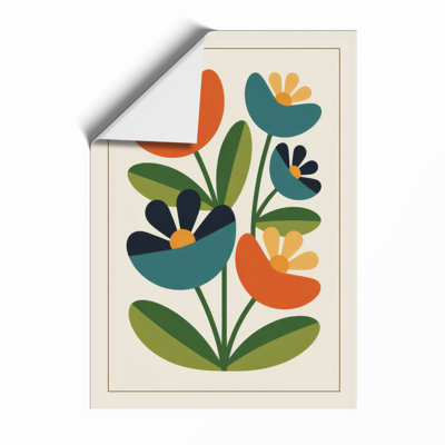 Modern Arrangement Botanical - Framed Print