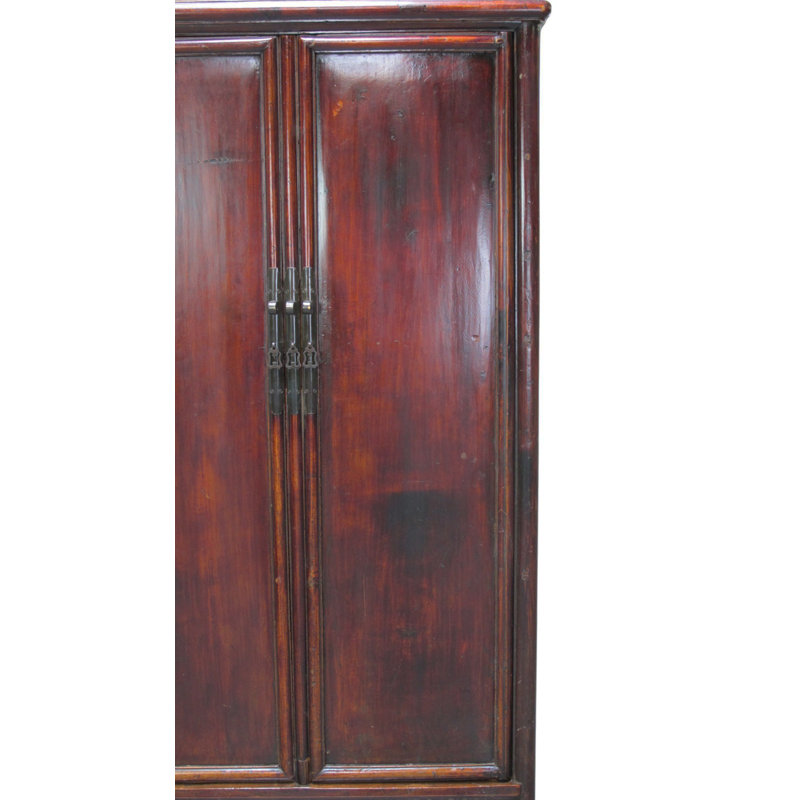 Classic Square-Corner Catalpa Armoire