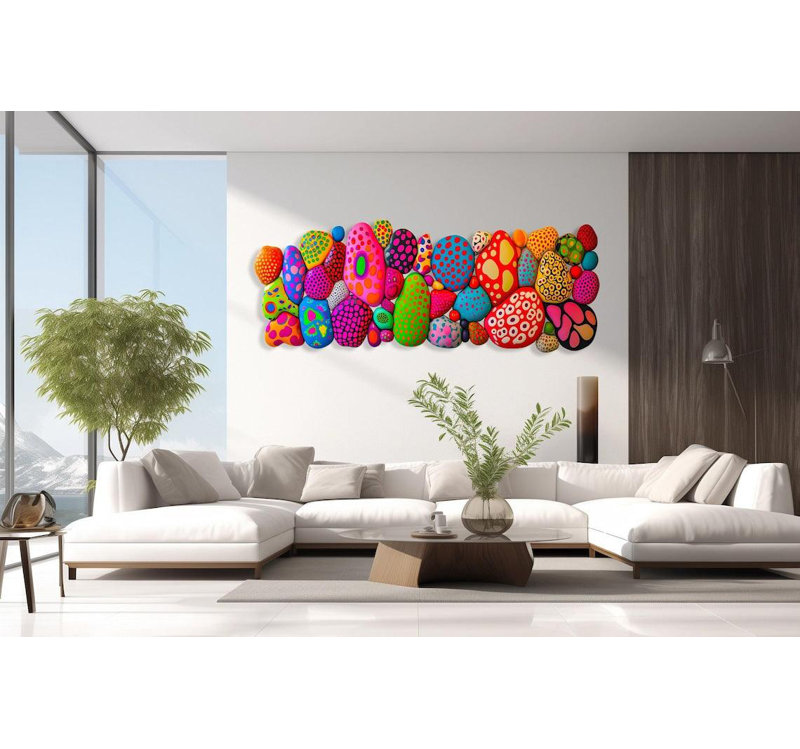 Trypophobia # 97 Pop Art Wall - Décor unique pour espaces modernes, H 15 po x l 40 po x P 1 po