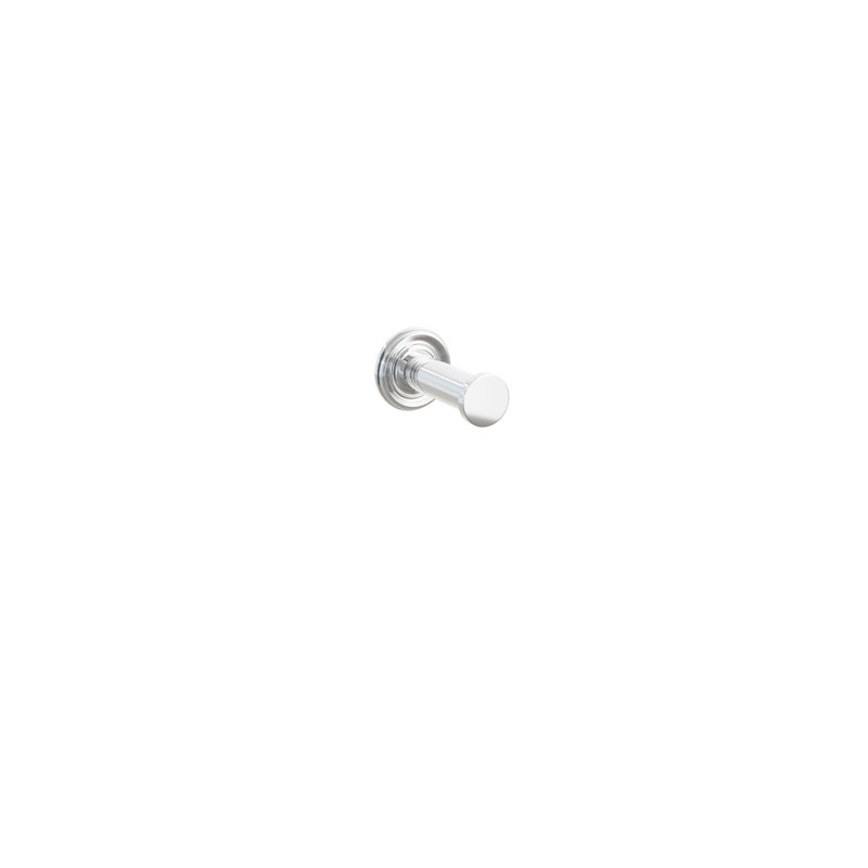 Crochet simple pour robe de chambre Emtek, Chrome poli