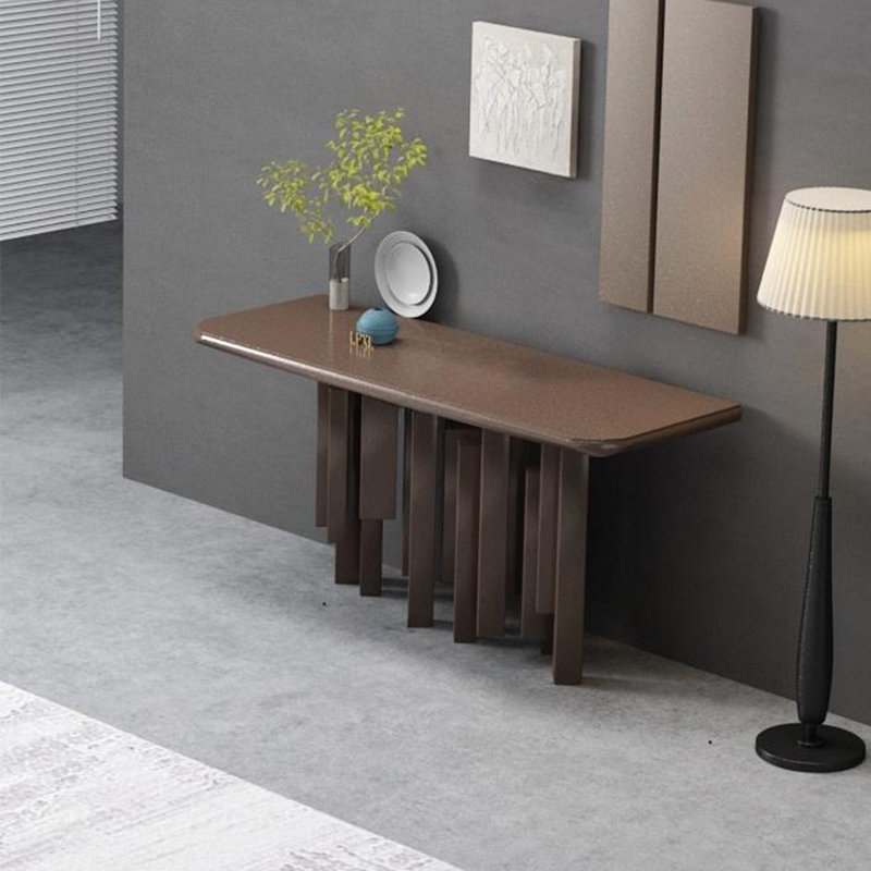 Console Modern Minimalist Art, H 35,43 po x l 62,99 po x P 15,75 po, Brun