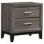 Gennari 5-Piece Eastern King Bedroom Set Grey Oak-390293622
