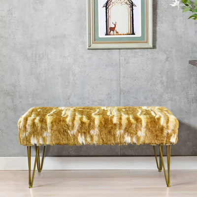 116.8cm Wide Rectangle Abstract Standard Ottoman