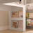 L Shaped Desk with outlet, Computer Desk with Drawers, Bookshelf & Hutch-806293331
