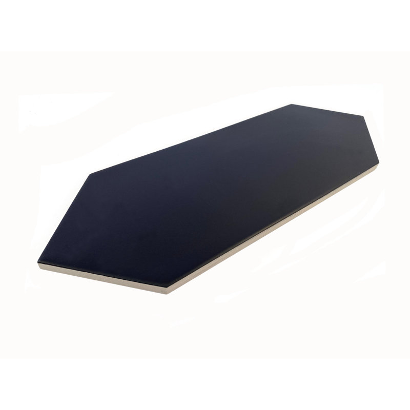 Carreau de mur en porcelaine 4 po x 12 po Paulson, Noir