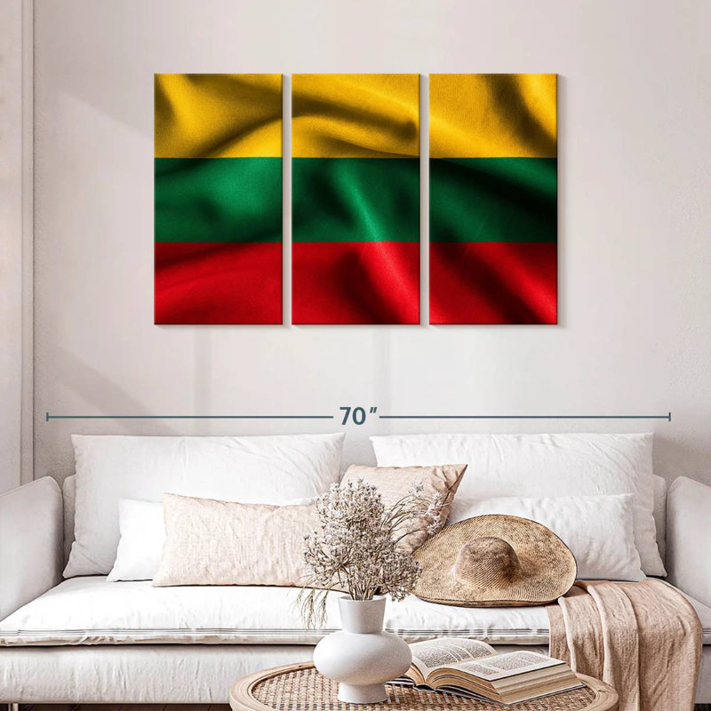 Flag Of Lithuania, 28" H x 45" W