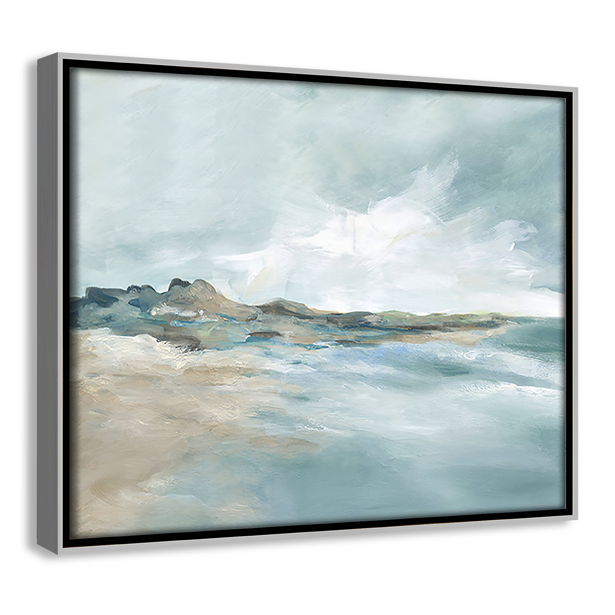Sandpoint Print by Carol Robinson, 9.5" H x 11.5" W, Silver