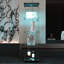 Vitrine à DEL avec 4 tablettes et porte-1432498799