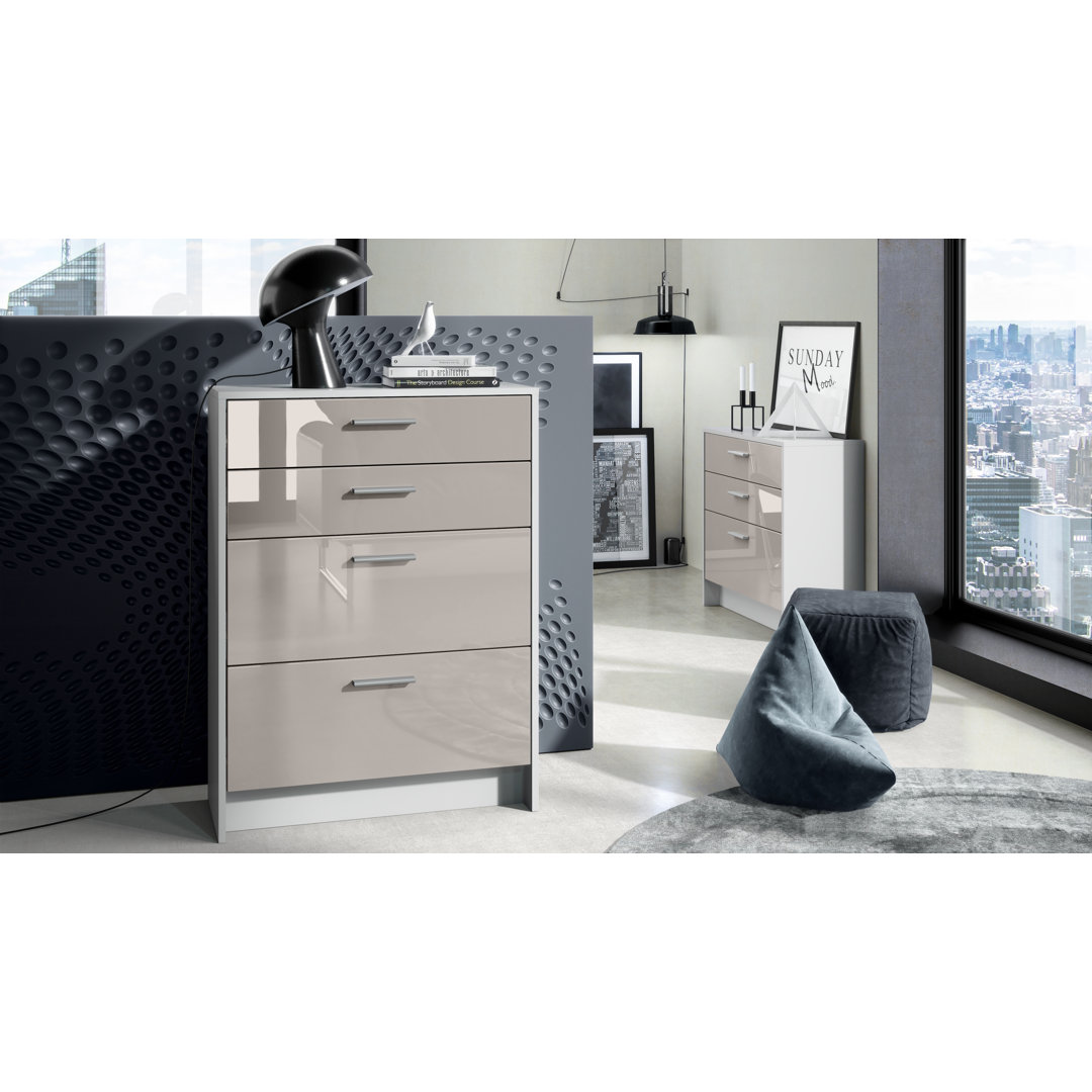 Mclawhorn 4 Drawer 76Cm W Chest Of Drawers