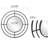 Maxia Metal Round Mirror