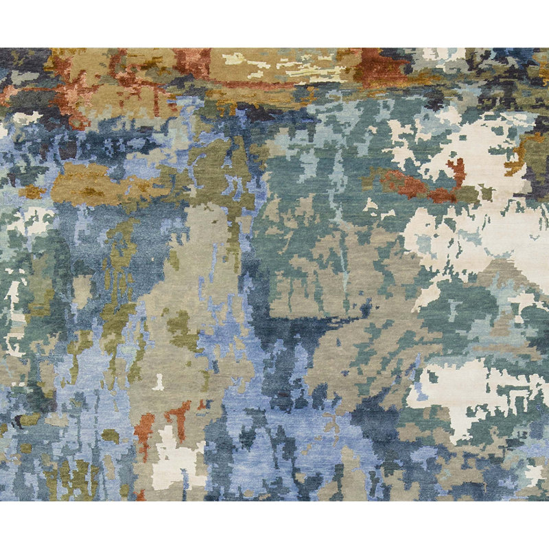 Abstract Area Rug, Rectangle 10' x 14'