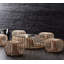 Nest 25.6" Wide Round Footstool Ottoman