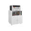 Mobile File Cabinet with Wheels & 2 Locking Doors – Rolling Steel Printer Stand with Open Shelf, Modern Filing Cabinet on Casters for Home Office, Lateral File Cabinet Organizer-130827557-130827558