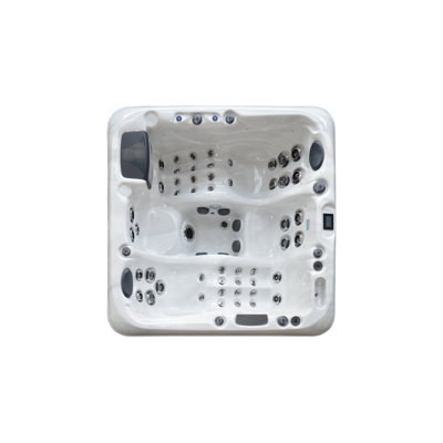 Luxuria Spas 240 Volt 4 Person 51 - Jet Acrylic Square Standard (Hardwired) Hot Tub with Ozonator