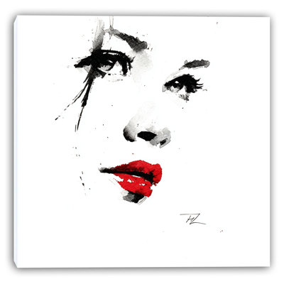 Art mural sur toile Crimson Whisper