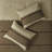 Transitional 7-piece Bedding Set, Faux Suede, Hypoallergenic Comforter, Natural Queen