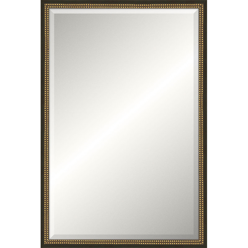 Winchester Solid Wood Beveled Mirror, 36.25" x 24.25", Rectangle