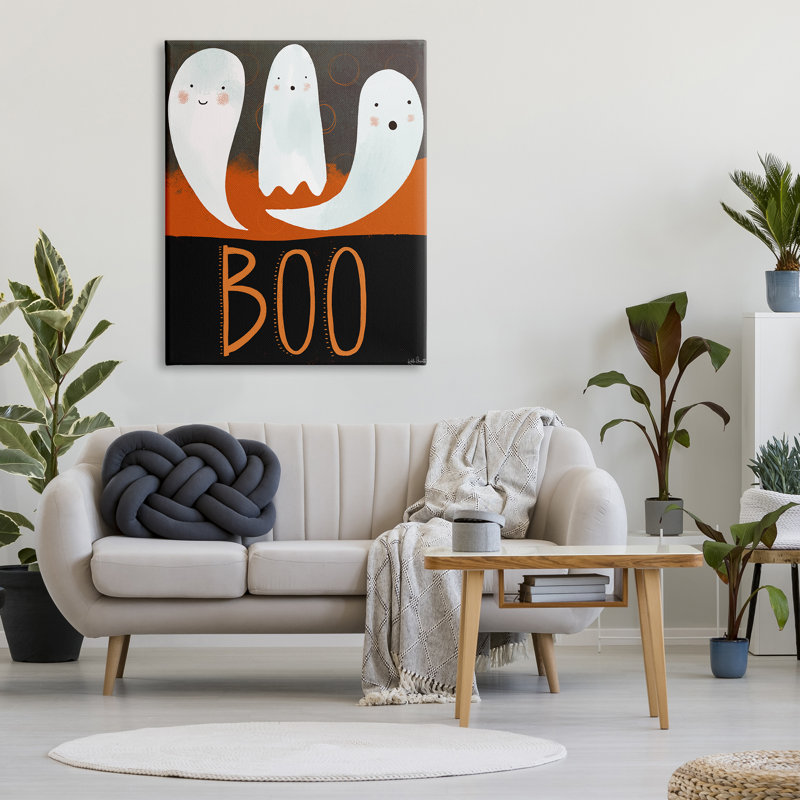 «Boo Halloween Festive Expression», impression sur toile, Toile tendue, H 48 po x l 36 po x P 1,5 po