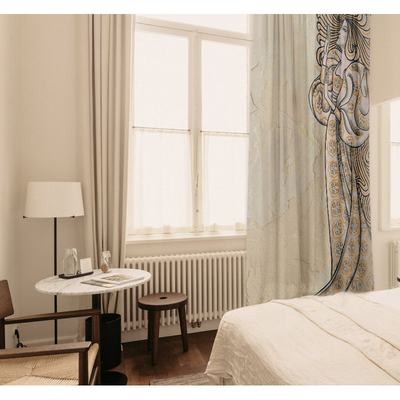 Velvet Blackout Curtain Panel Pair, 148cm Width x 300cm Drop