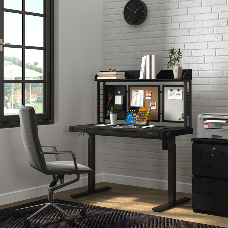 19'' Wide 2 -Drawer File Cabinet, Black