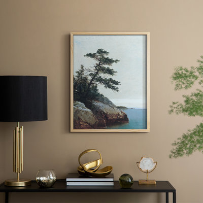 Vintage Nautical Print VII Framed Print - Solid Wood