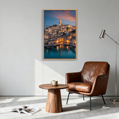 «Coastal Town», reproduction d'art sur toile, ensemble de 1