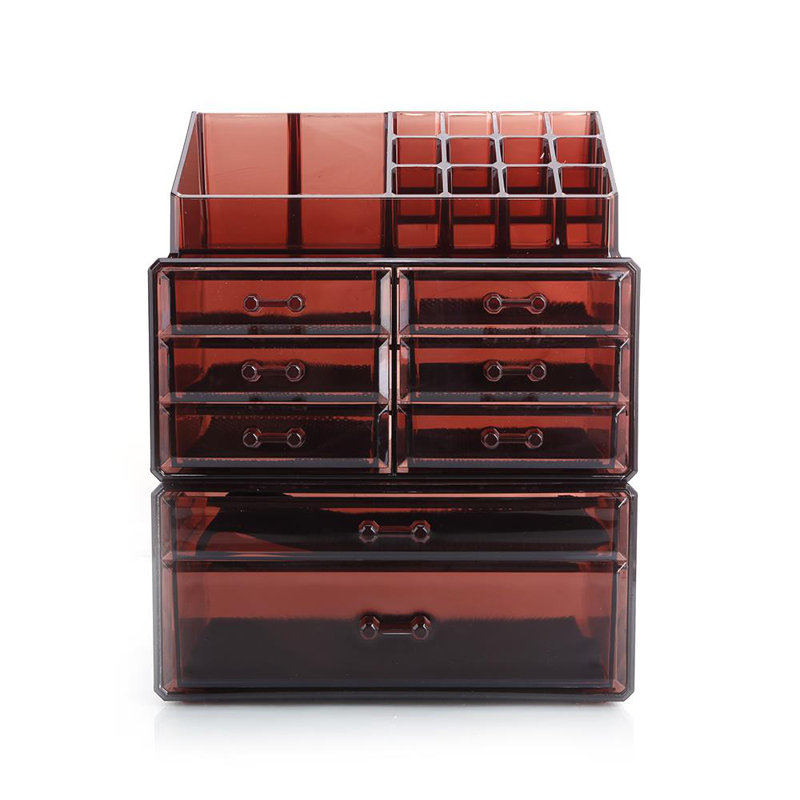 Rangement pour maquillage et bijoux Warnke, Brun