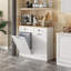 Poubelle en bois 10 gallons-97771494