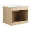 Meuble-lavabo de salle de bain de 61 cm (24 po) en contreplaqué de chêne - Moderne et fonctionnel, fabriqué avec des matériaux de qualité pour une durabilité accrue