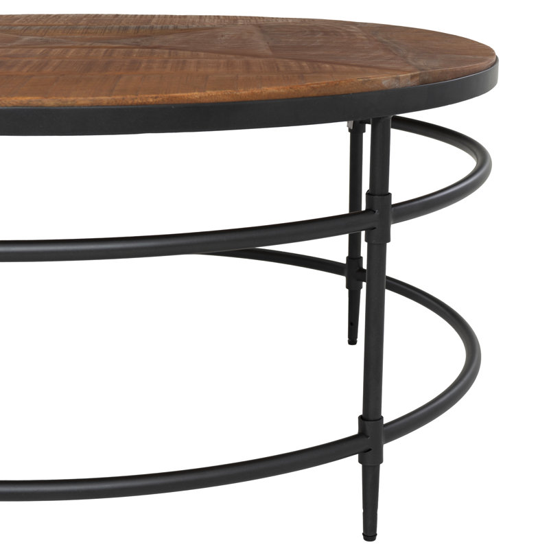Treynae Solid Wood Top Coffee Table