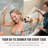 All Metal Dual Square Rain Shower Head with Handheld - Adjustable Arm & 3-Way Diverter