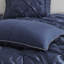 7 Piece Navy Queen Comforter , And Machine Washable Bedding Soft Elegant Design