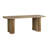 86" Solid Wood Dining Table