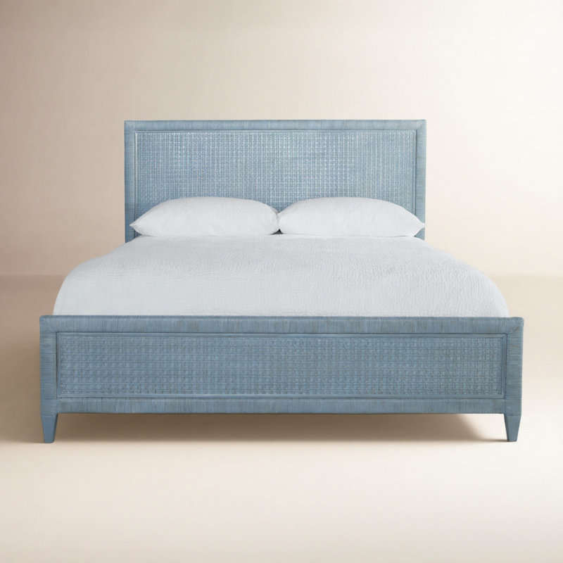 Naples Low Profile Standard Bed, Queen, Sea Glass