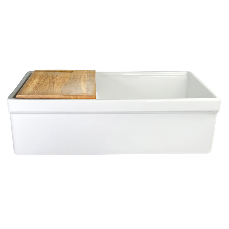 Pranav 33'' L Farmhouse / Apron Double Bowl Kitchen Sink
