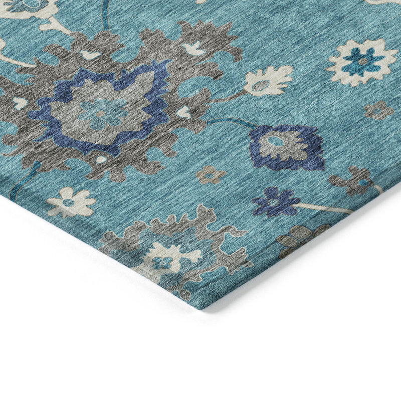 Tapis intérieur / extérieur Caziyah, Rectangle 2'6" x 3'10"