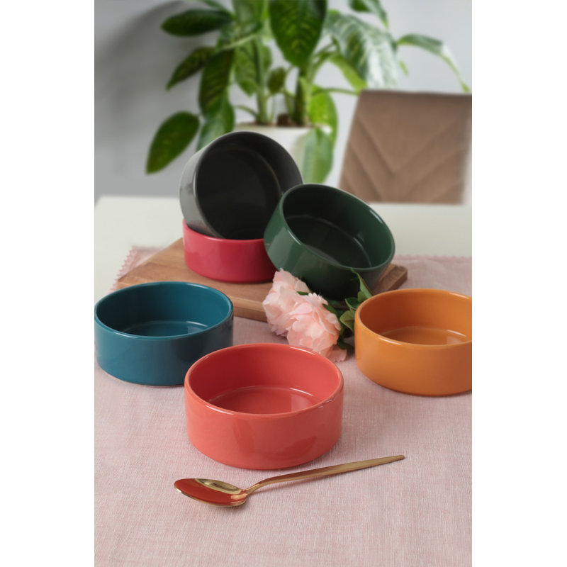 Ebern Designs Noack 100% CERAMIC Salad Bowl