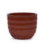 Jardinière en céramique avec drainage intégré pour une élégance moderne en intérieur / extérieur - conception corail durable