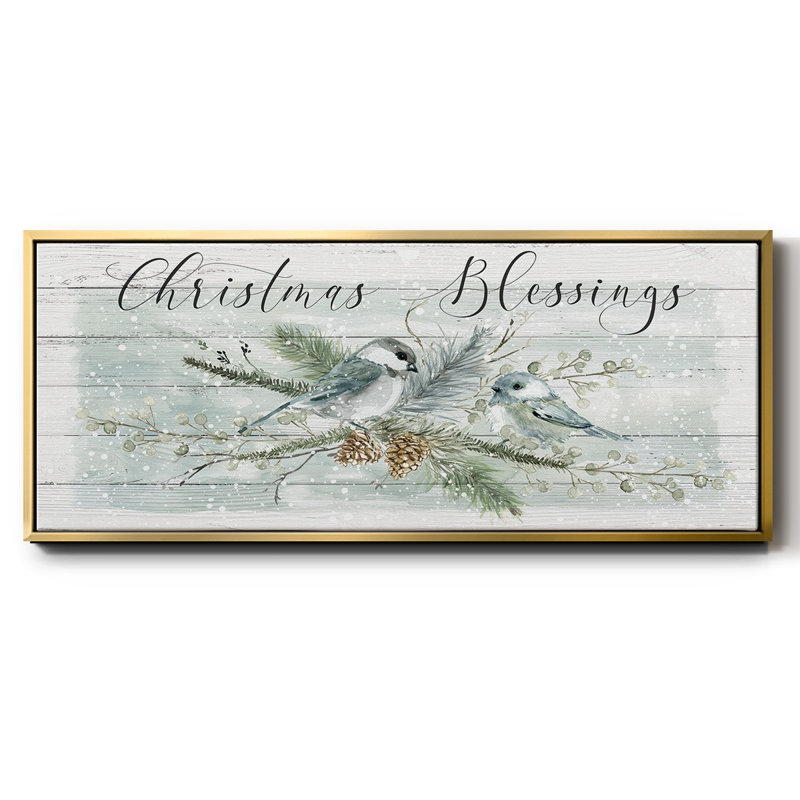Christmas Blessings- Framed Canvas