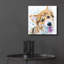 Art mural en verre Red Barrel Studio «Rainbow Dogs Corgi Puppy» par Lindsay Kivi-206495268