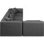 Canapé modulaire en similicuir 5 pièces Ivion-94884302