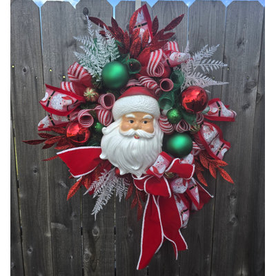 Large Santa Wreath