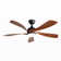 Damecia 52'' Modern Ceiling Fan with LED Light and Remote Control