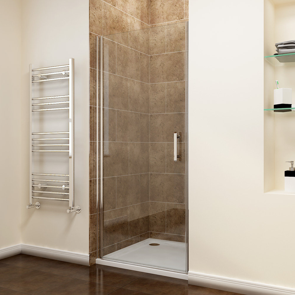 Arnot Frameless Tempered Glass Hinged Shower Door