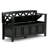 Amherst 48"W Solid Wood Entryway Storage Bench with Lift-Top Lid and Dual Compartments-121977458