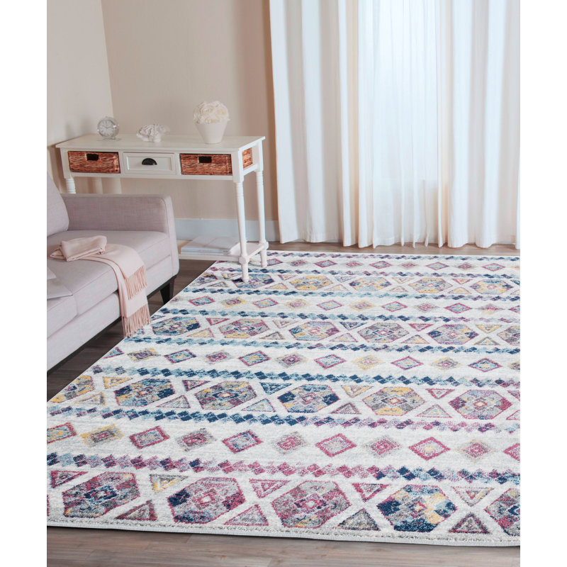 Honig Southwestern Durable Performance Indoor Area Rug, Rectangle 5'1" x 7'6"