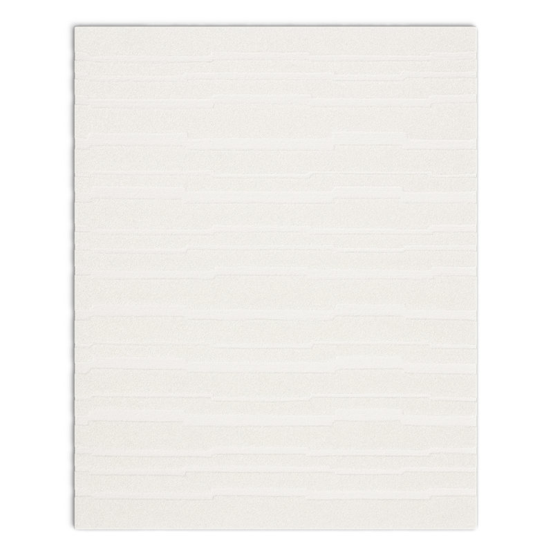 Elona Hand Tufted Wool/Cotton Area Rug in Ivory, Rectangle 8' x 10'
