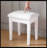 Solid + Manufactured Wood Accent Stool