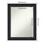 Miroir mural filigrane demi-biseau encadré-120279200
