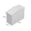 6 ft. W x 3 ft. D Solid Wood Overlap Apex Bike Shed-395560931